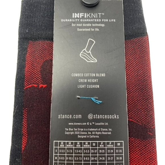 STAR WARS X STANCE MEN'S MANGA CREW SOCKS YODA SZ LARGE 9-13 - Picture 7 of 8